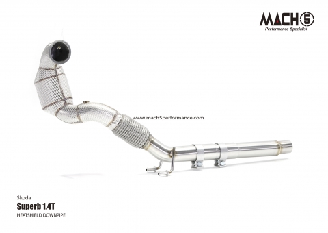 Skoda Superb 1.4T 2015-2019 Downpipes - Mach5 official product photo 2