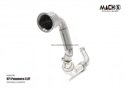 Porsche Panamera 971 3.0T EA839 2016-2023 Downpipes - Mach5 - official product photo 1 Porsche Panamera 971 3.0T EA839 2016-2023 Downpipes - Mach5 official product photo 1