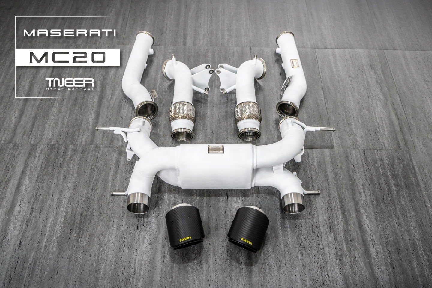 Maserati MC20 2020+ Valvetronic Exhaust System - TNEER Maserati MC20 2020+ Valvetronic Exhaust System - genuine TNEER product image