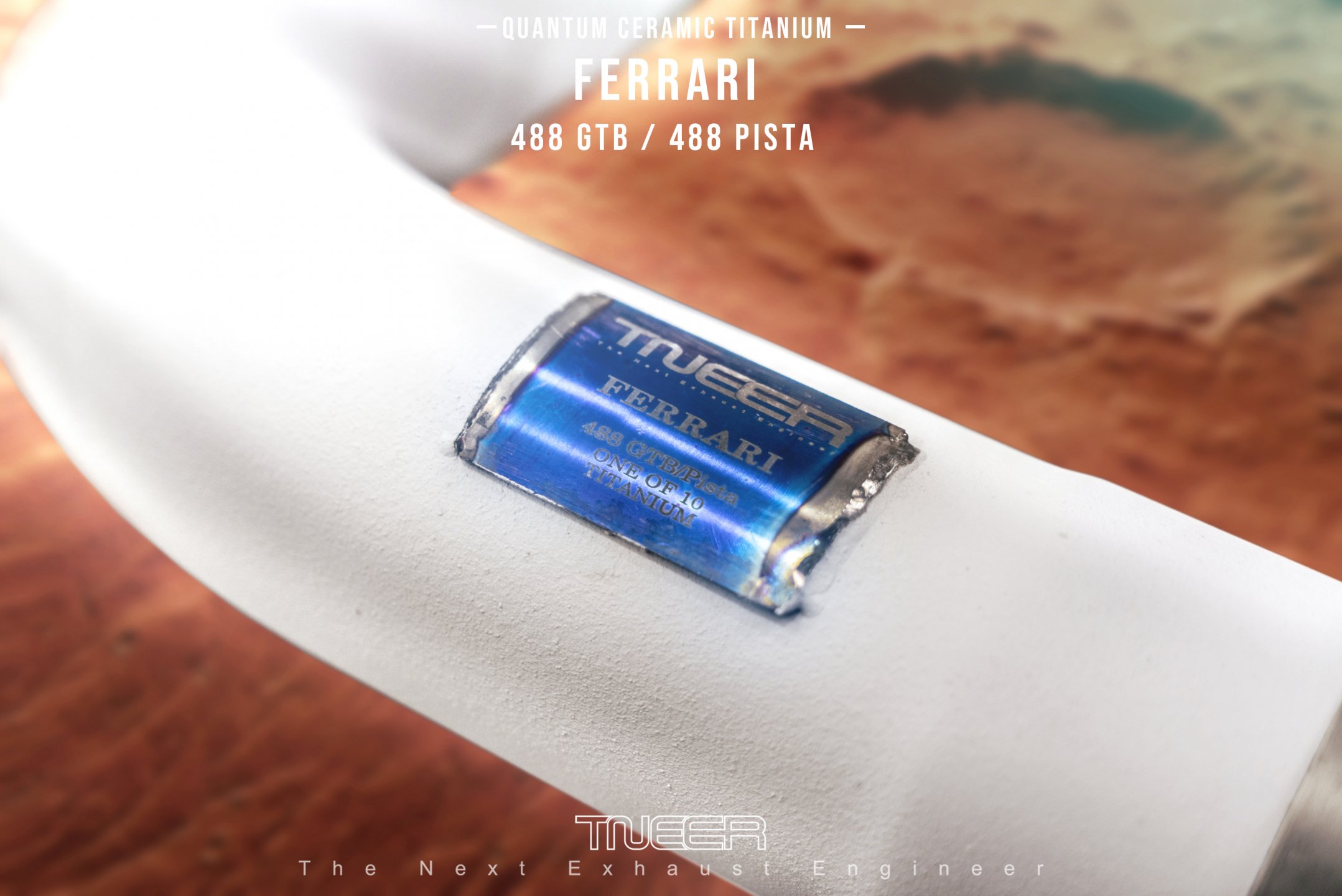 Ferrari 488 GTB / Spider 2015-2020 Titanium Race Exhaust - TNEER official product photo 3