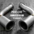 Porsche 971 Panamera S 2.9TT 2017-2023 Downpipes - TNEER official product photo 1