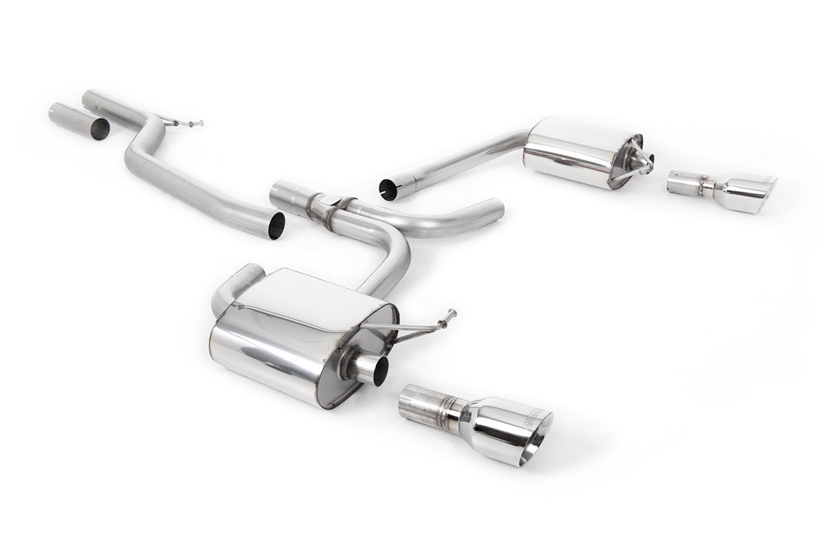 Milltek Audi A5 3.0 TDI - Cat-Back Exhaust System with Dual Outlet Polished Trims - official product photo 1 Milltek Audi A5 3.0 TDI - Cat-Back Exhaust System with Dual Outlet Polished Trims official product photo 1
