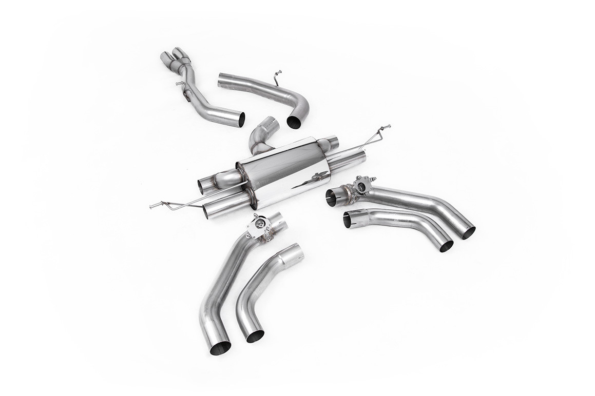Milltek Audi RSQ3 - 80mm OPF-Back Race (Loudest) Exhaust System - Fits with OE Tailpipes - official product photo 1 Milltek Audi RSQ3 - 80mm OPF-Back Race (Loudest) Exhaust System - Fits with OE Tailpipes official product photo 1