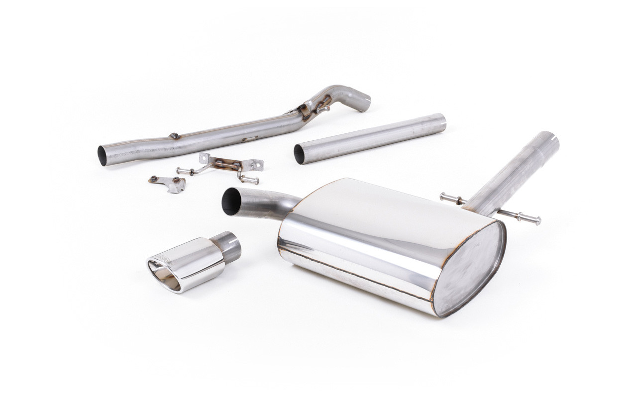 Milltek Volkswagen Corrado VR6 (1988 - 1991) - Non-Resonated (Louder) Cat-Back Exhaust System with Polished Oval Tip - official product photo 1 Milltek Volkswagen Corrado VR6 (1988 - 1991) - Non-Resonated (Louder) Cat-Back Exhaust System with Polished Oval Tip official product photo 1