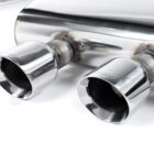 Milltek Volkswagen Golf GTi Mk5 - Non-Resonated (Louder) Cat-Back Exhaust System with GT100 Trims (For R32 Valance) - exact Milltek product image