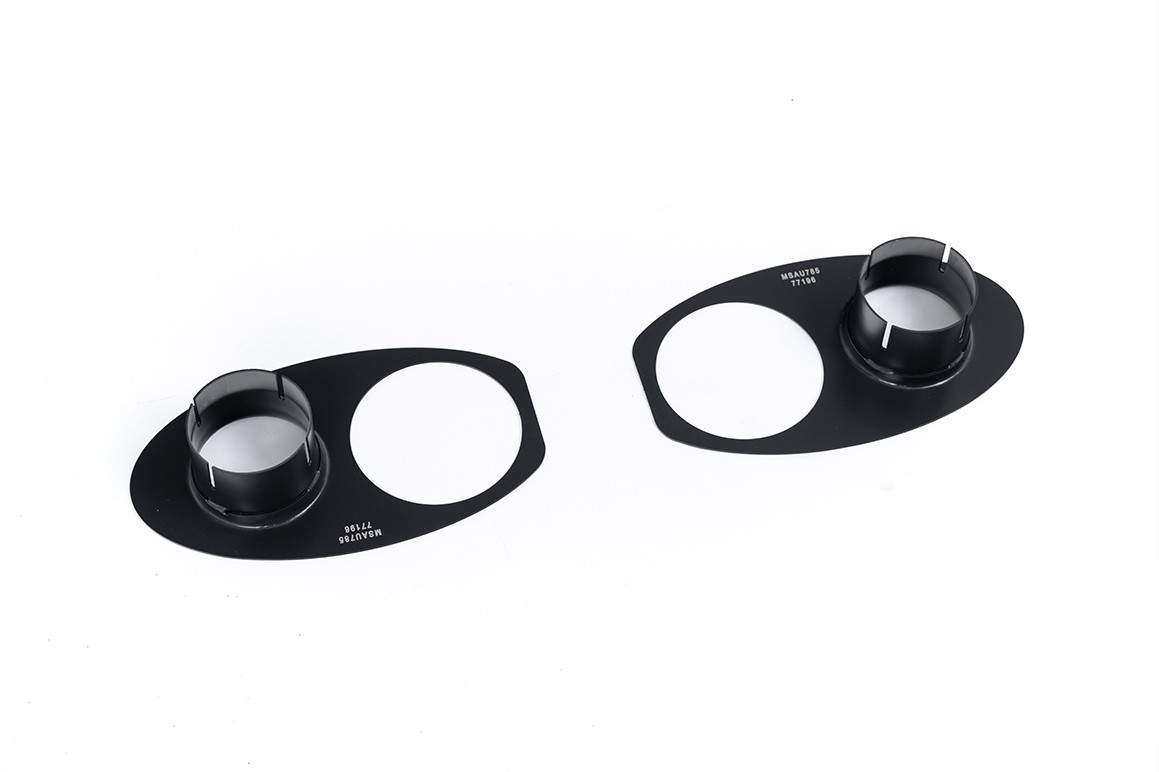 Milltek Audi RS6/RS7 C8 - Optional Cerakote Black Rear Trim Finisher Plates - official product photo 1 Milltek Audi RS6/RS7 C8 - Optional Cerakote Black Rear Trim Finisher Plates official product photo 1