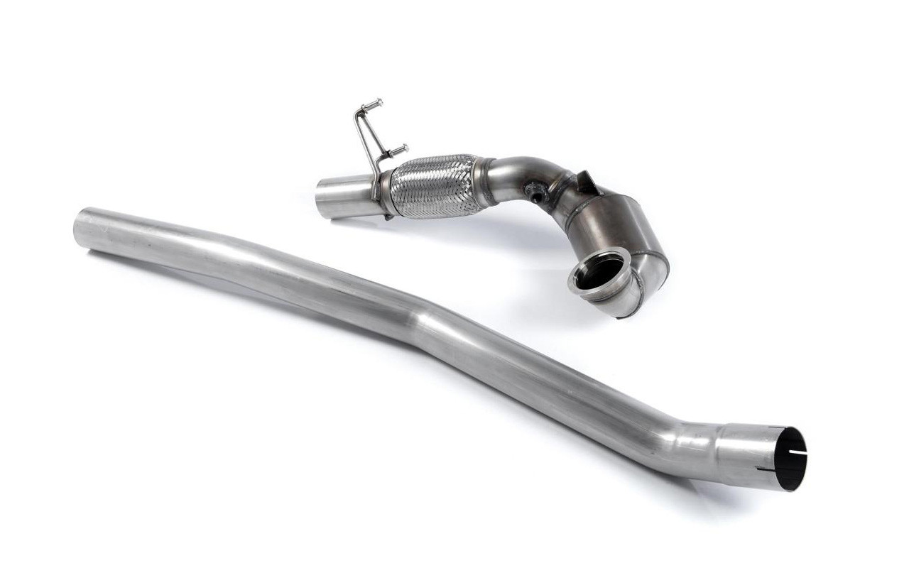 Milltek Large Bore Downpipe with Hi-Flow Sports Catalyst (For Milltek Cat-Back) (Audi/VW) - official product photo 1 Milltek Large Bore Downpipe with Hi-Flow Sports Catalyst (For Milltek Cat-Back) (Audi/VW) official product photo 1