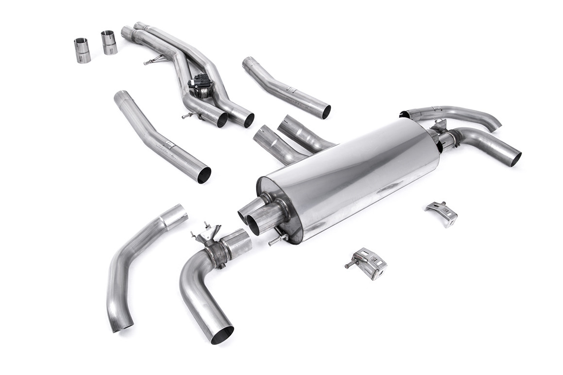 Milltek Audi SQ7/SQ8 V8 Pre LCI - Front-Pipe-Back Exhaust System - Fits to OE Tailpipes - official product photo 1 Milltek Audi SQ7/SQ8 V8 Pre LCI - Front-Pipe-Back Exhaust System - Fits to OE Tailpipes official product photo 1