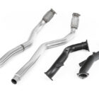 Milltek Large Bore Downpipes with Catalyst Bypass Pipes official product photo 2
