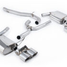 Milltek Volkswagen Golf R Mk7.5 Estate - Non-Resonated (Louder) Cat-Back Exhaust System official product photo 2
