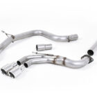 Milltek Volkswagen Golf GTD Mk7 - Non-Resonated (Louder) Cat-Back Exhaust System official product photo 1