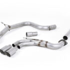 Milltek Volkswagen Golf GTD Mk7 - Non-Resonated (Louder) Cat-Back Exhaust System official product photo 3