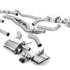 Milltek Audi RS6/RS7 C8 - Non-Resonated Cat-Back Exhaust System official product photo 1