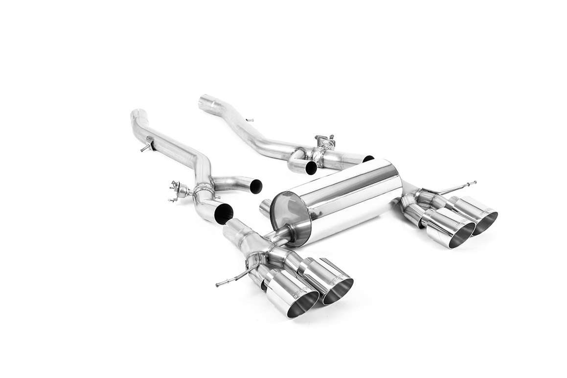 Milltek BMW G87 M2 - Centre Resonator Back System Milltek BMW G87 M2 - Centre Resonator Back System - exact Milltek product image