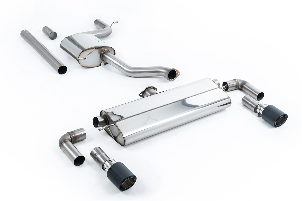 Milltek Volkswagen Golf Mk7.5 1.5TSI Evo GT & R-Line - Resonated - Configurable Exhaust System Milltek Volkswagen Golf Mk7.5 1.5TSI Evo GT & R-Line - Resonated - Configurable Exhaust System - exact Milltek product image