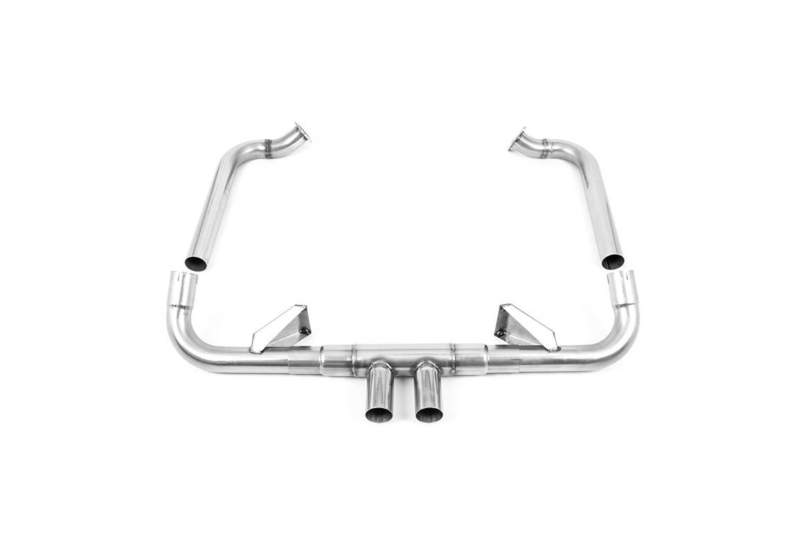 Milltek Porsche 718 GTS 2.5T (Boxter/Cayman) - Particulate Filter Back Exhaust with Rear Silencer Delete Milltek Porsche 718 GTS 2.5T (Boxter/Cayman) - Particulate Filter Back Exhaust with Rear Silencer Delete - exact Milltek product image