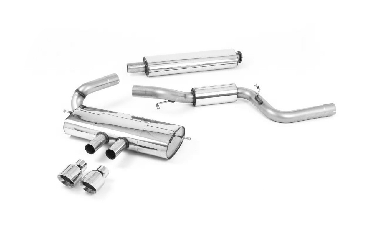 Milltek Ford Focus Mk3 ST 5 door Hatchback - Resonated (Quieter) Cat-Back Exhaust System - official product photo 1 Milltek Ford Focus Mk3 ST 5 door Hatchback - Resonated (Quieter) Cat-Back Exhaust System official product photo 1