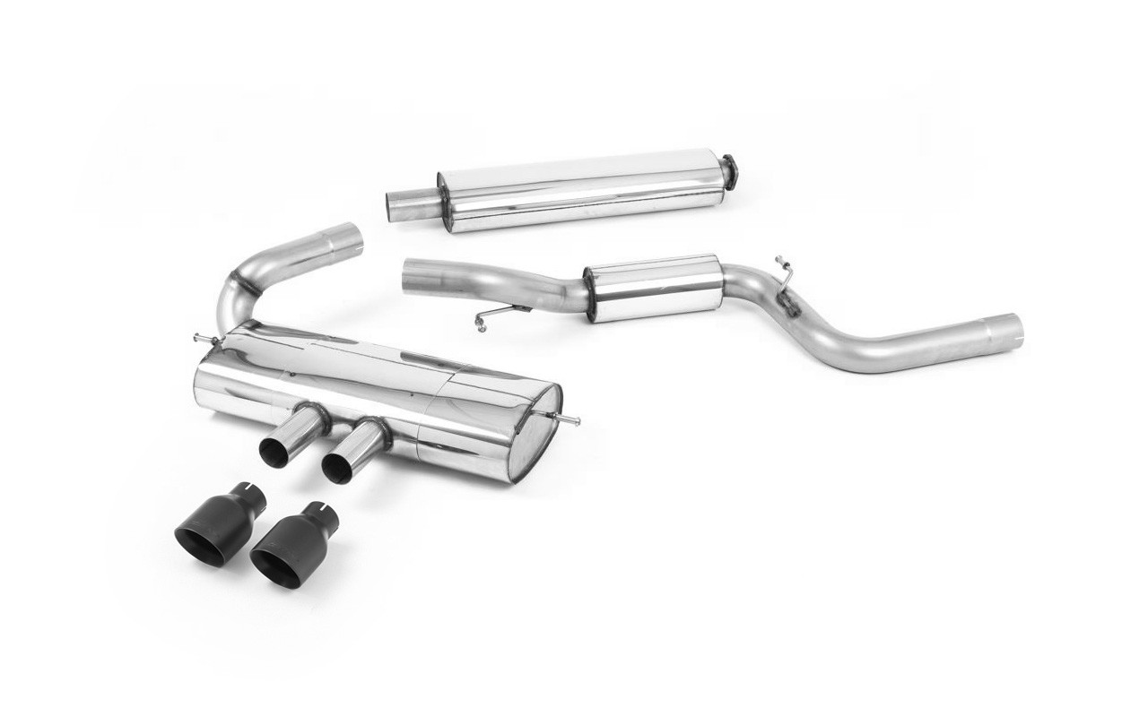 Milltek Ford Focus Mk3 ST 5 door Hatchback - Resonated (Quieter) Cat-Back Exhaust System official product photo 2