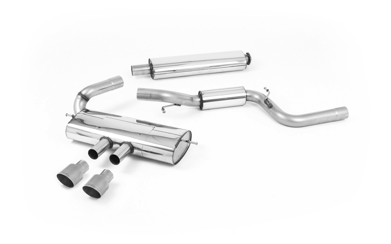 Milltek Ford Focus Mk3 ST 5 door Hatchback - Resonated (Quieter) Cat-Back Exhaust System official product photo 3