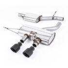 Milltek Volkswagen Golf R Mk6 - Resonated (Quieter) Cat-Back Exhaust System official product photo 1