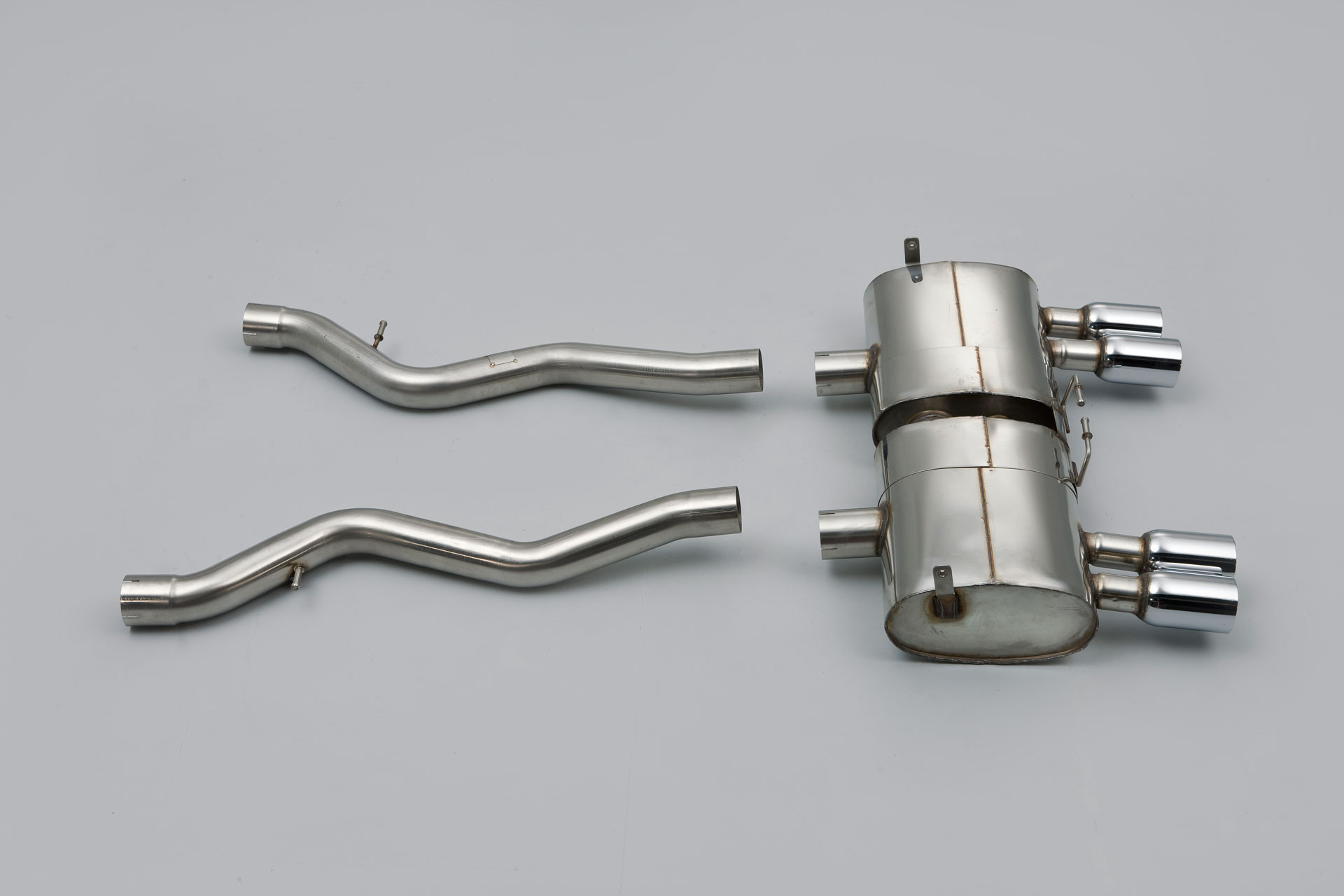 Milltek BMW E90/E92 M3 - Cat-Back Exhaust System with Quad Exhaust Trims - official product photo 1 Milltek BMW E90/E92 M3 - Cat-Back Exhaust System with Quad Exhaust Trims official product photo 1