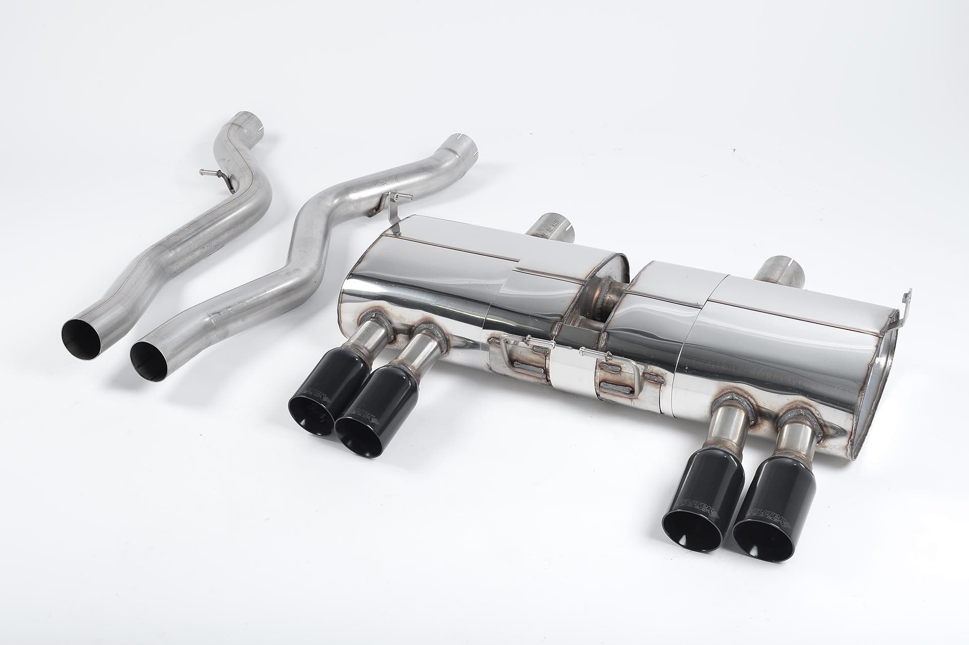Milltek BMW E90/E92 M3 - Cat-Back Exhaust System with Quad Exhaust Trims official product photo 2
