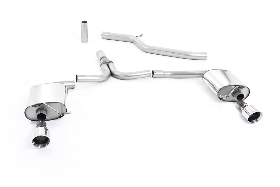 Milltek Audi A4 3.0 TDI B8 - Cat-Back Exhaust System - official product photo 1 Milltek Audi A4 3.0 TDI B8 - Cat-Back Exhaust System official product photo 1
