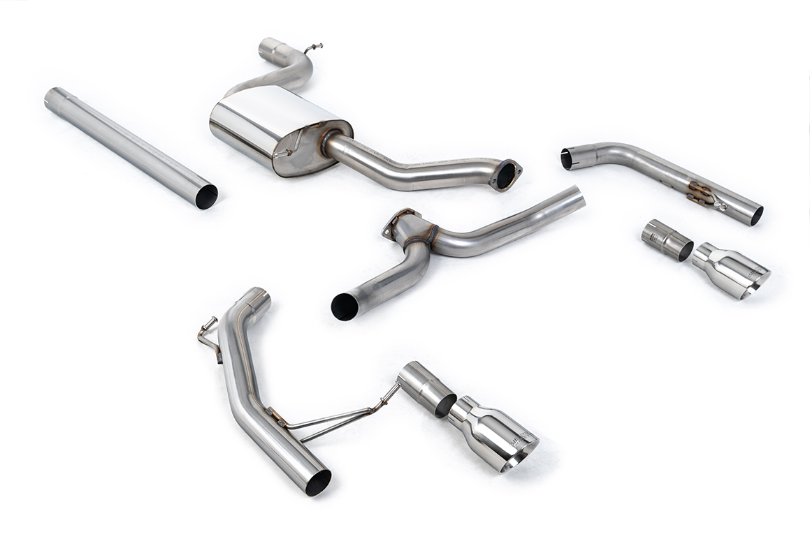 Milltek Volkswagen Jetta Mk7 GLI 2.0T - Non-Resonated (Louder) - Configurable Exhaust Trims Milltek Volkswagen Jetta Mk7 GLI 2.0T - Non-Resonated (Louder) - Configurable Exhaust Trims - exact Milltek product image