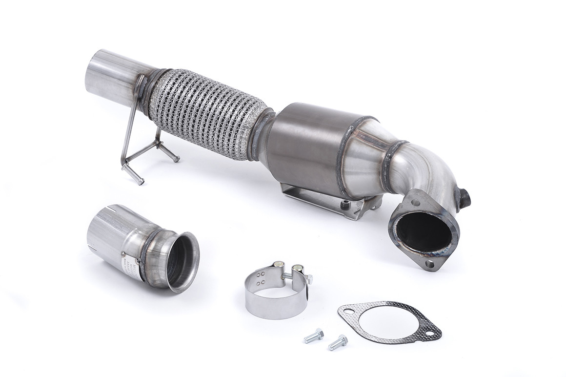 Milltek Ford Focus Mk3 RS - Large Bore Downpipe with Hi-Flow Sports Catalyst official product photo 2