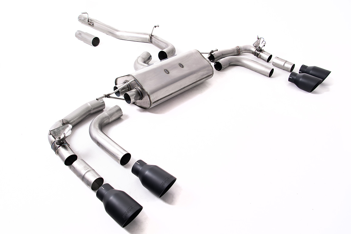 Milltek Volkswagen Tiguan R EA888.4 MQB EVO (GPF Models) - Non-Resonated (Louder) GPF/OPF-Back Exhaust System Milltek Volkswagen Tiguan R EA888.4 MQB EVO (GPF Models) - Non-Resonated (Louder) GPF/OPF-Back Exhaust System - exact Milltek product image