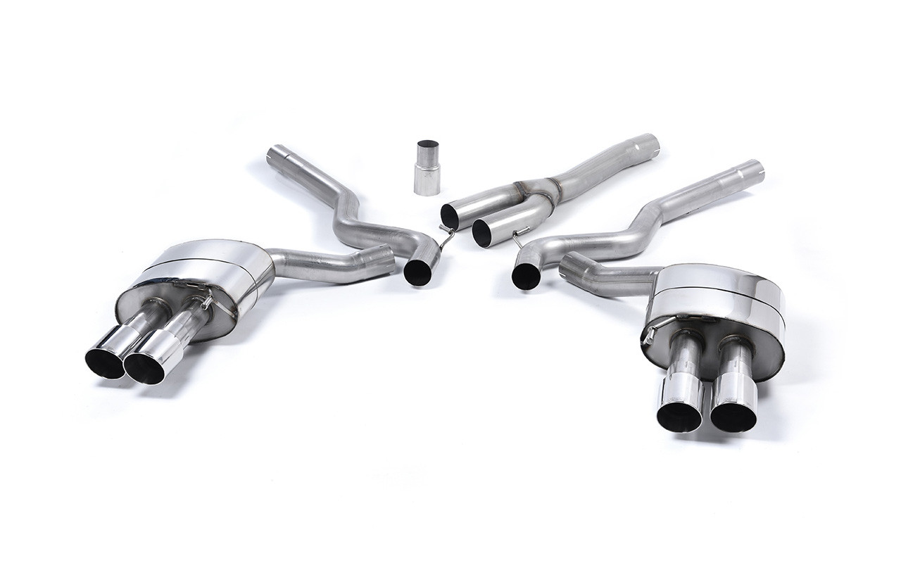 Milltek Ford Mustang 2.3 (S550 Fastback) - Resonated (Quieter) Cat-Back Exhaust System with GT-90 official product photo 3
