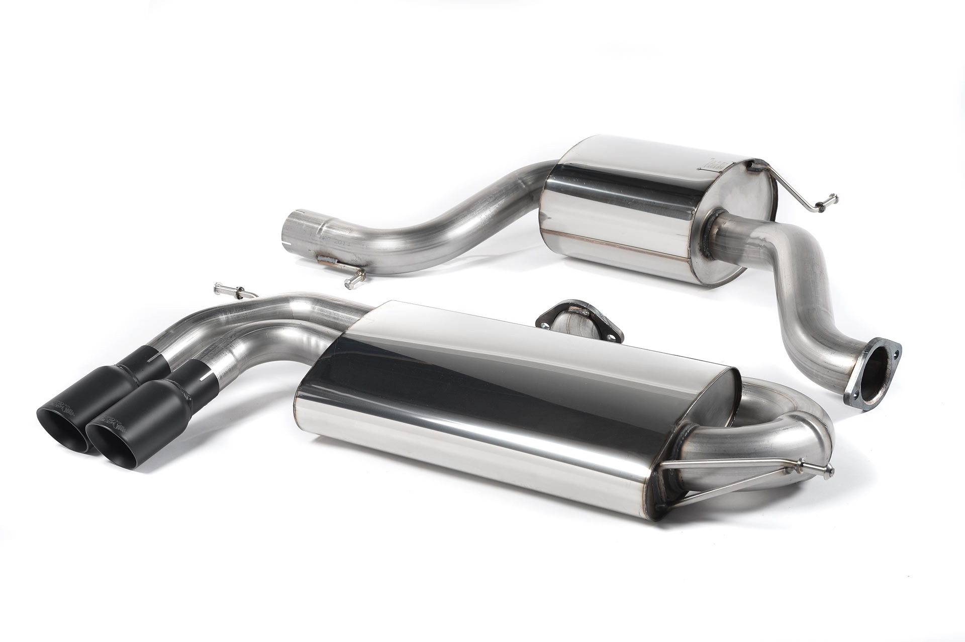 Milltek Volkswagen Golf Mk5 GTi 2.0T - Resonated (Quieter) Cat-Back Race Exhaust System official product photo 2
