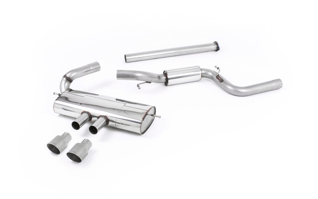 Milltek Ford Focus Mk3 ST 5 door Hatchback - Part Resonated Cat-Back Exhaust System official product photo 3