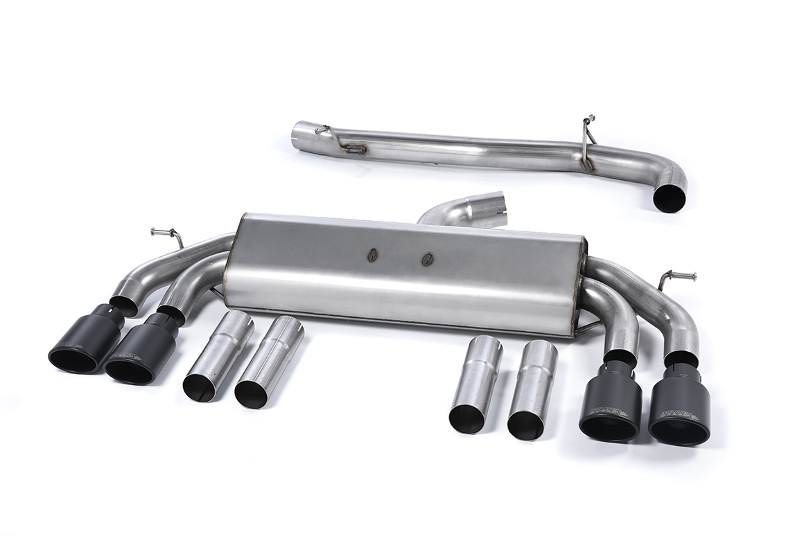 Milltek Audi S3 8V/V.2 - Non-Valved & Non-Resonated (Louder) Cat-Back Race Exhaust System Milltek Audi S3 8V/V.2 - Non-Valved & Non-Resonated (Louder) Cat-Back Race Exhaust System - exact Milltek product image