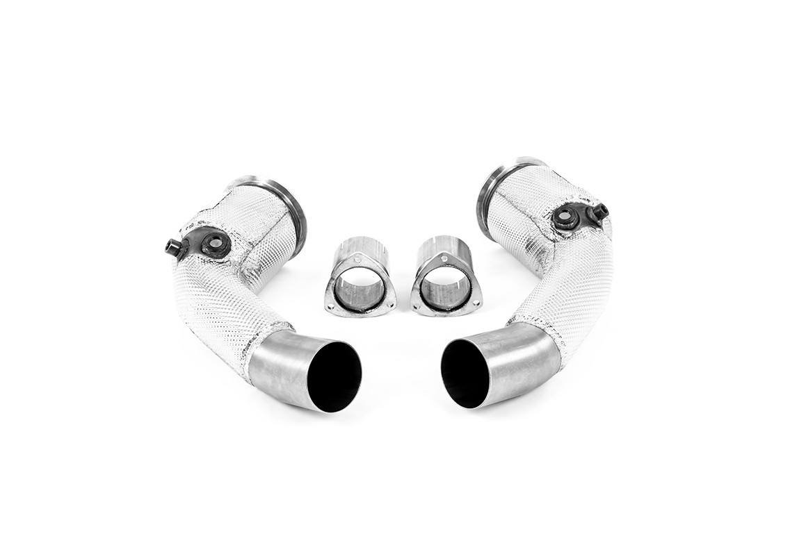 Milltek Audi RS6/RS7 C8 & S8 - Large Bore Downpipe with Cat & GPF Delete official product photo 2