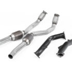 Milltek Large Bore Downpipes with Hi-Flow Sports Catalysts official product photo 1