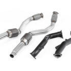 Milltek Large Bore Downpipes with Hi-Flow Sports Catalysts official product photo 2