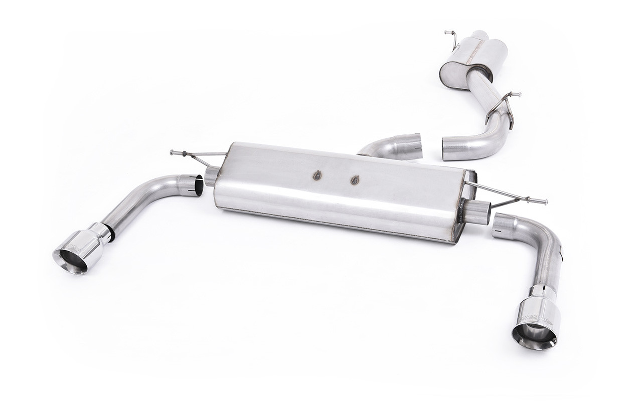 Milltek Audi A3 2.0 TFSI 8V (US only) - Resonated (Quieter) Cat-Back Exhaust System official product photo 2
