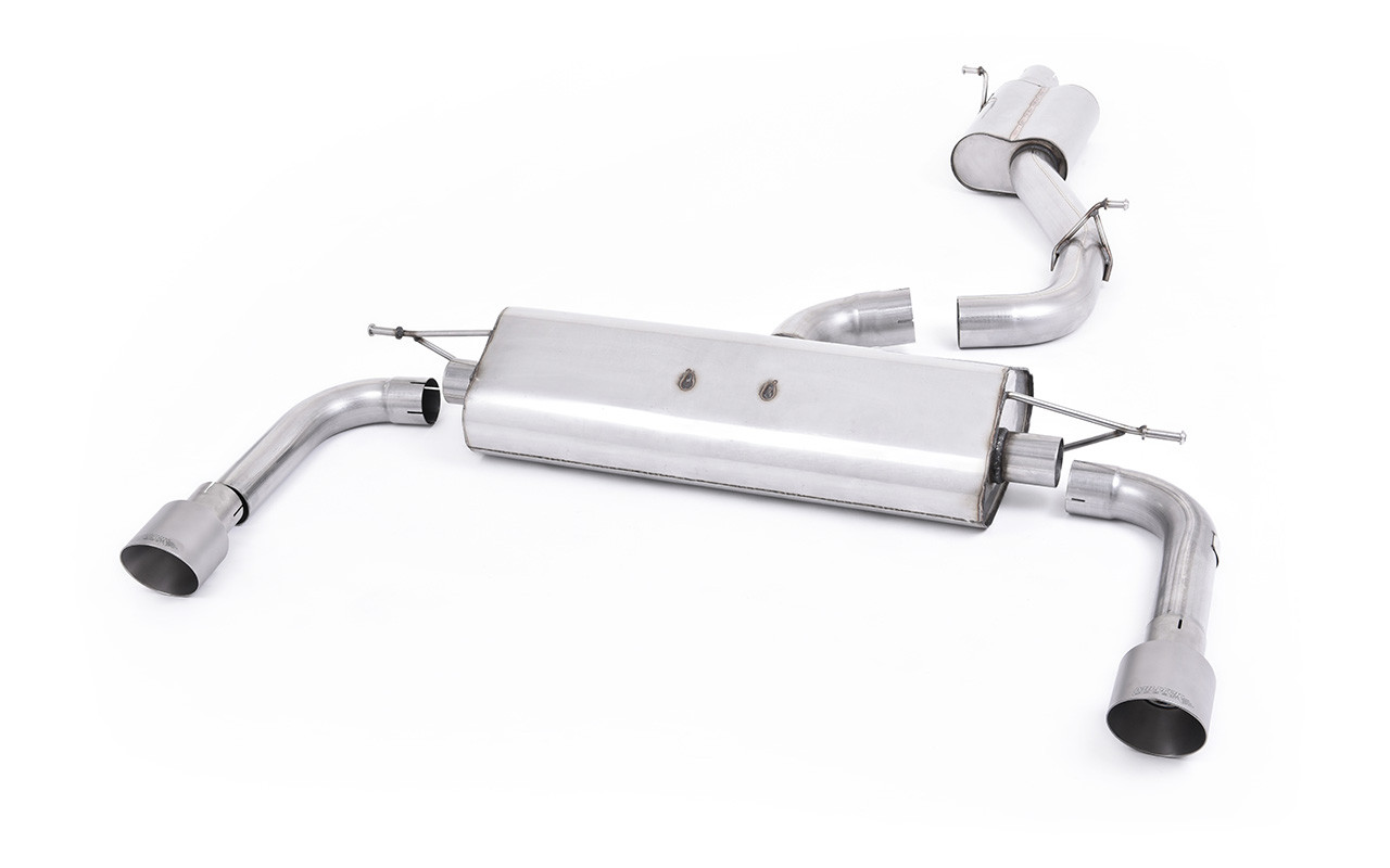 Milltek Audi A3 2.0 TFSI 8V (US only) - Resonated (Quieter) Cat-Back Exhaust System official product photo 3