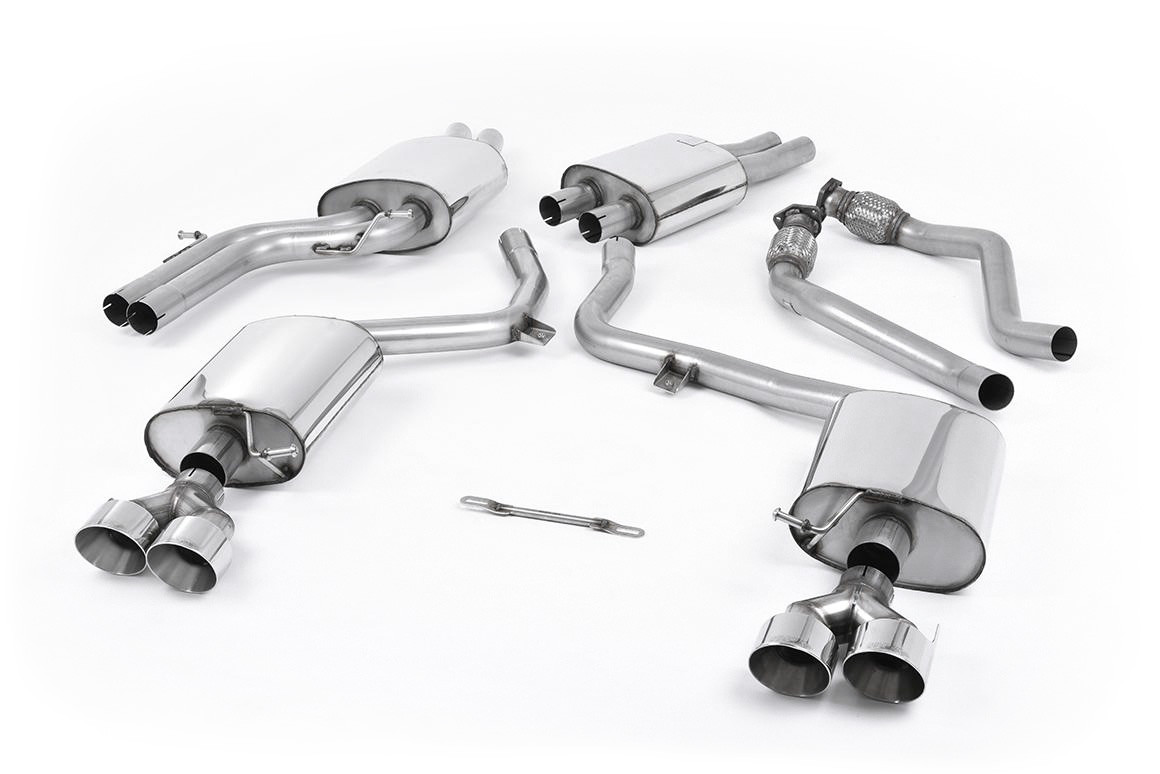 Milltek Audi S5 B8.5 Coupe/Cabriolet - Resonated (Quieter) Cat-Back Exhaust System - official product photo 1 Milltek Audi S5 B8.5 Coupe/Cabriolet - Resonated (Quieter) Cat-Back Exhaust System official product photo 1