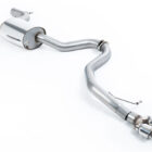Milltek Volkswagen Jetta Mk6 GLI 2.0T TSI - Resonated (Quieter) Cat-Back Exhaust System with Twin official product photo 1
