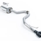 Milltek Volkswagen Jetta Mk6 GLI 2.0T TSI - Resonated (Quieter) Cat-Back Exhaust System with Twin official product photo 2