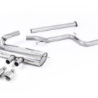 Milltek Ford Focus Mk3 ST 5 door Hatchback - Non-Resonated (Louder) Cat-Back Exhaust System official product photo 1