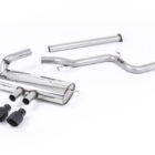 Milltek Ford Focus Mk3 ST 5 door Hatchback - Non-Resonated (Louder) Cat-Back Exhaust System official product photo 2