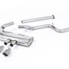 Milltek Ford Focus Mk3 ST 5 door Hatchback - Non-Resonated (Louder) Cat-Back Exhaust System official product photo 3
