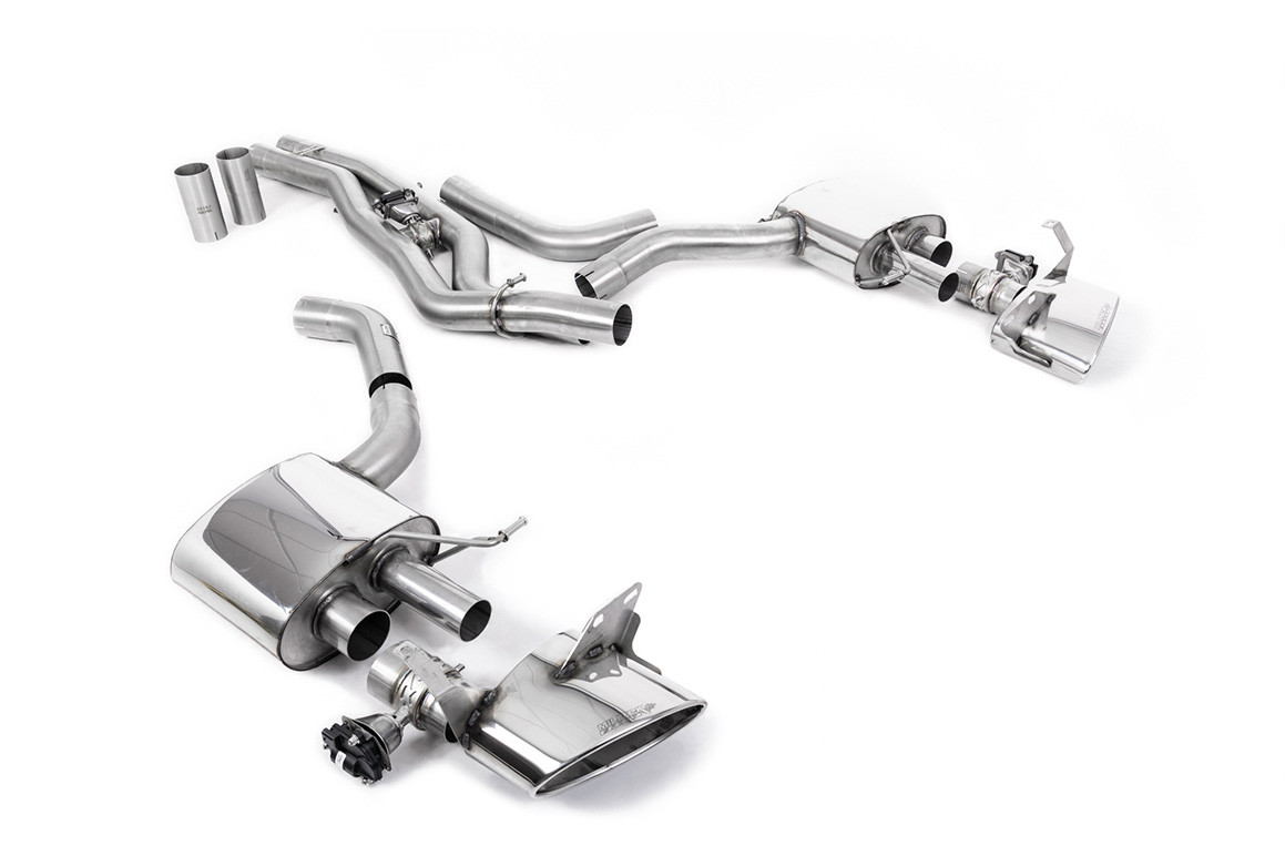 Milltek Audi RS6/RS7 C8 - Front Silencer Back System (Twin 80mm) - official product photo 1 Milltek Audi RS6/RS7 C8 - Front Silencer Back System (Twin 80mm) official product photo 1