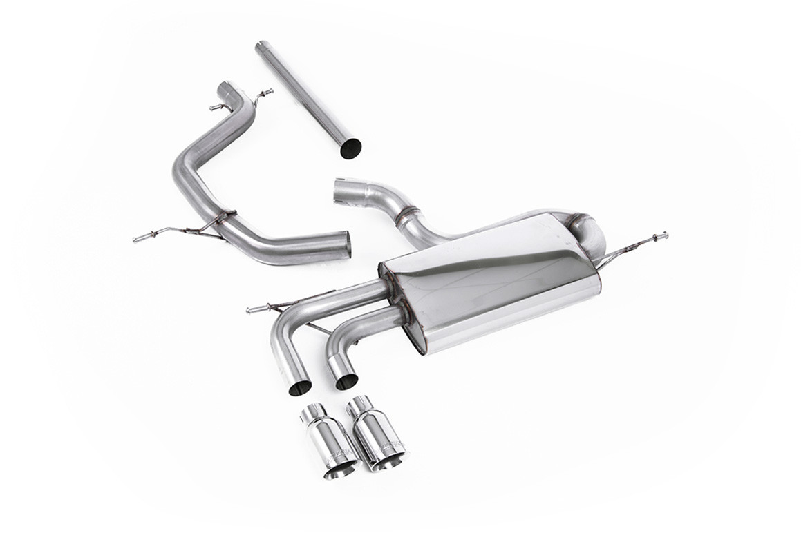 Milltek Volkswagen Golf Mk5 2.0 TDI 140PS - Non-Resonated (Louder) Cat-Back Exhaust System - official product photo 1 Milltek Volkswagen Golf Mk5 2.0 TDI 140PS - Non-Resonated (Louder) Cat-Back Exhaust System official product photo 1
