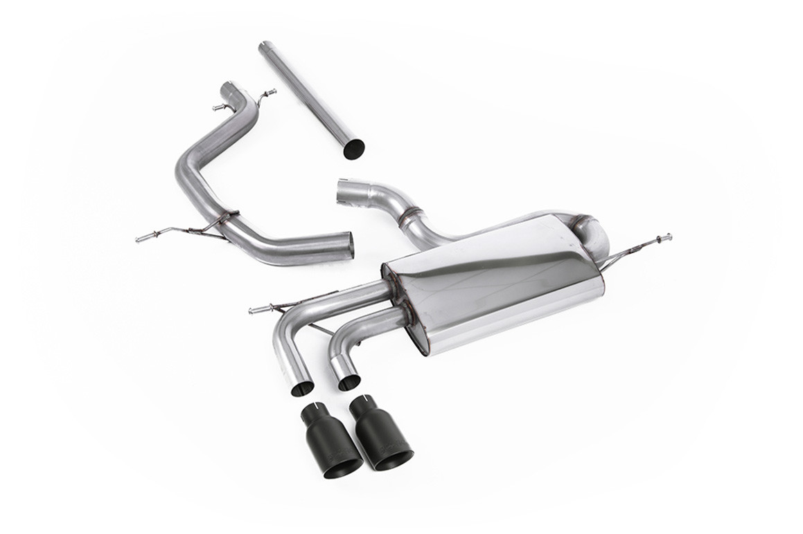 Milltek Volkswagen Golf Mk5 2.0 TDI 140PS - Non-Resonated (Louder) Cat-Back Exhaust System official product photo 2