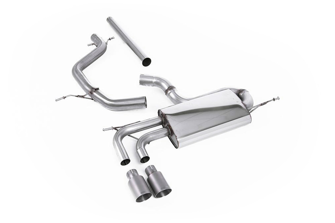 Milltek Volkswagen Golf Mk5 2.0 TDI 140PS - Non-Resonated (Louder) Cat-Back Exhaust System official product photo 3