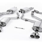 Milltek Audi S4 V6/S5 3.0 B8.5 Sportback - Resonated (Quieter) Cat-Back Exhaust System with Quad Outlet official product photo 1